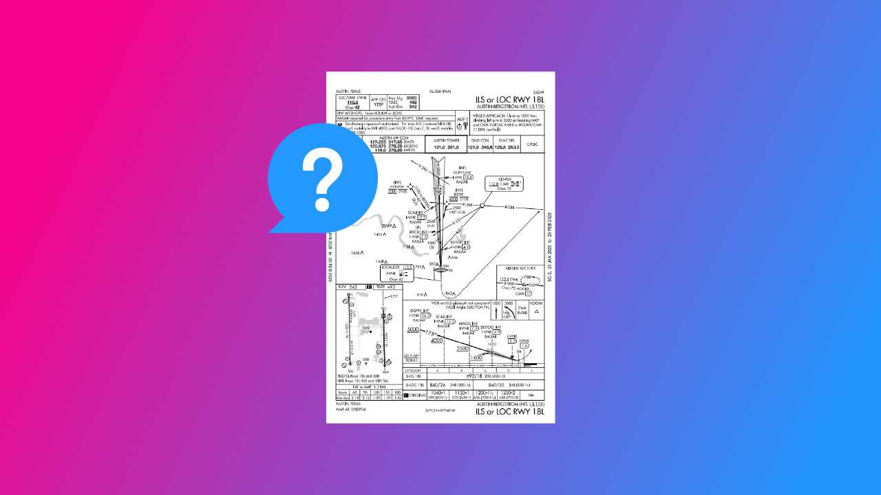 How to Read an IFR Approach Chart Featured Image.