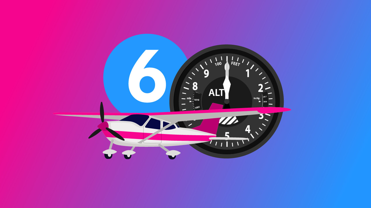 The 6 Types of Altitude in Aviation (Airplane Pilots) Featured Image.