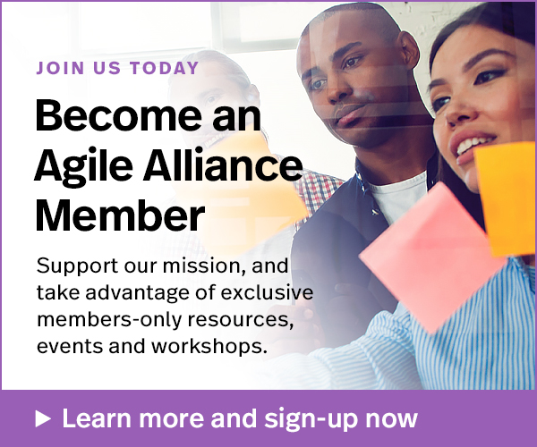 Become and Agile Alliance Member Sidebar